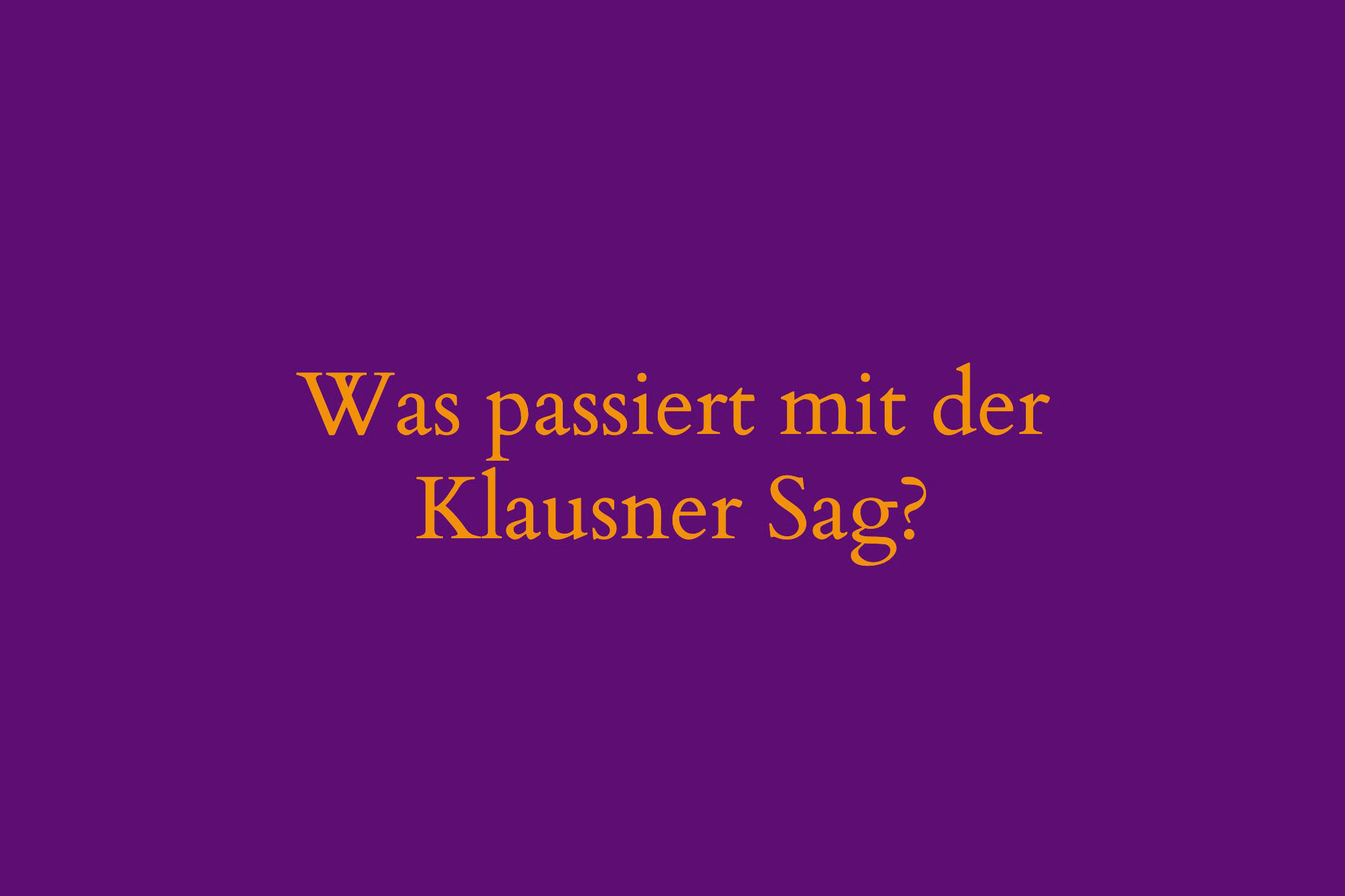 Mein St. Johann - Klausner Sag' - Einblicke Übersicht